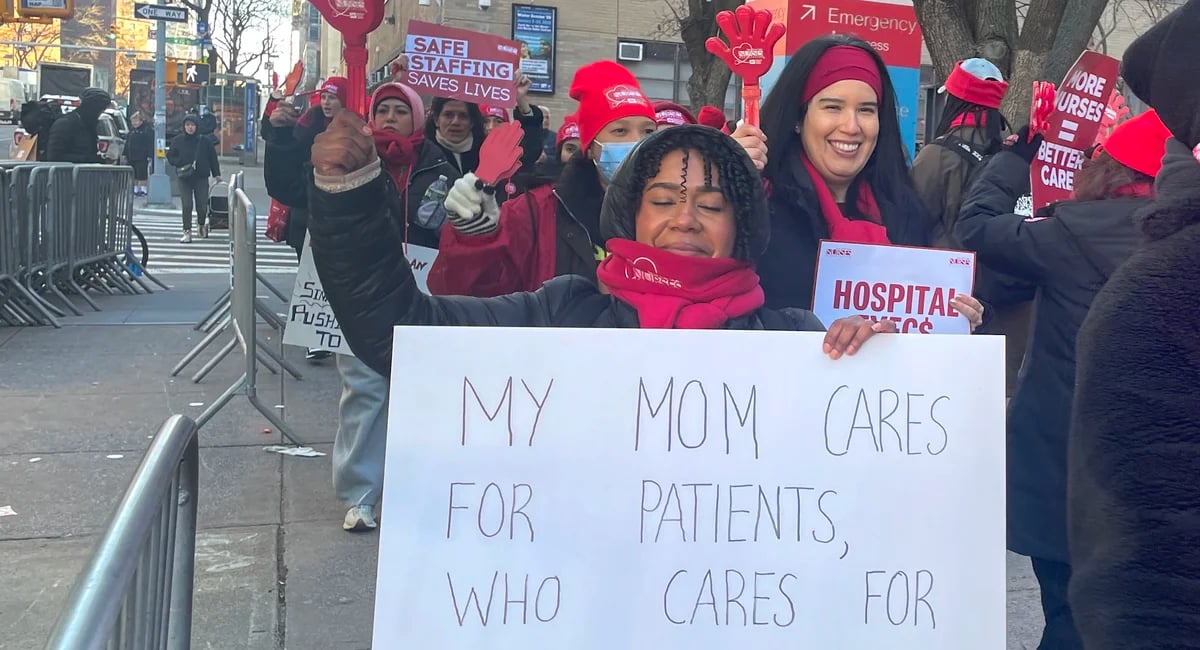 Image for article: What happens when NY nurses strike? Short-term pain and some gains, too, researchers say.