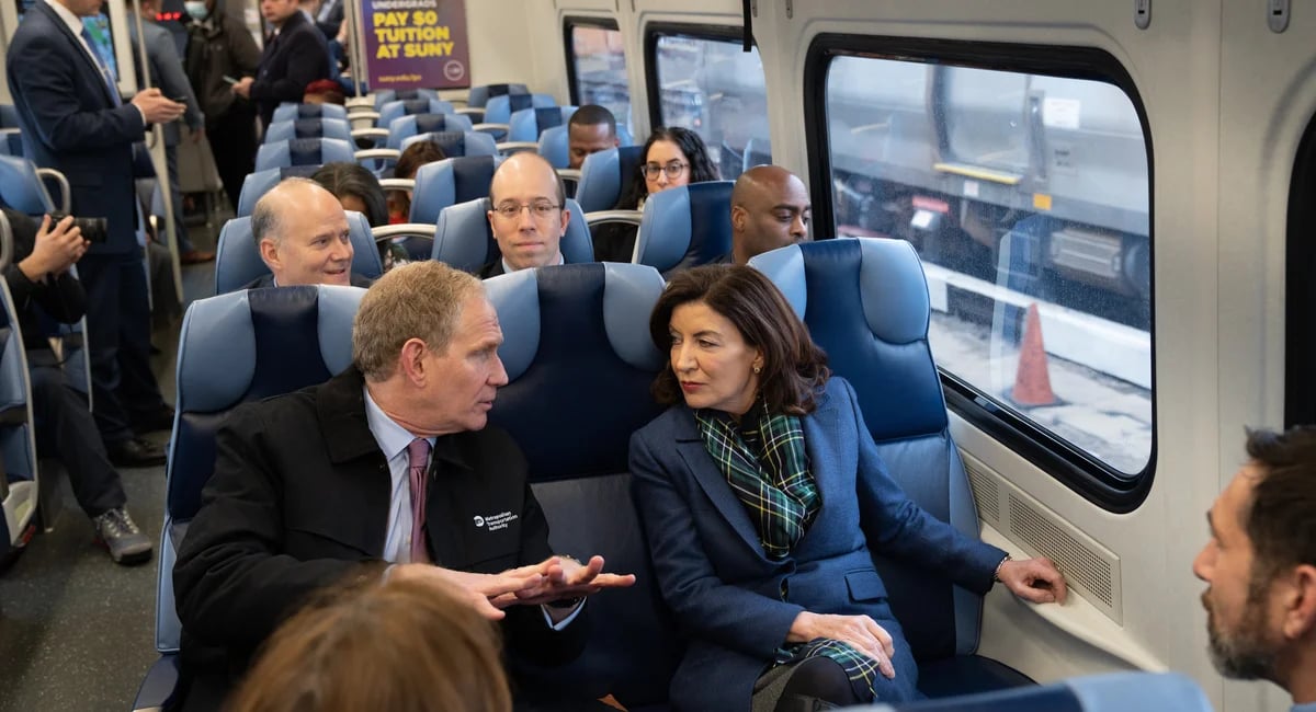 Image for article: As LIRR strike looms, Hochul warns Long Islanders they may have to stay home