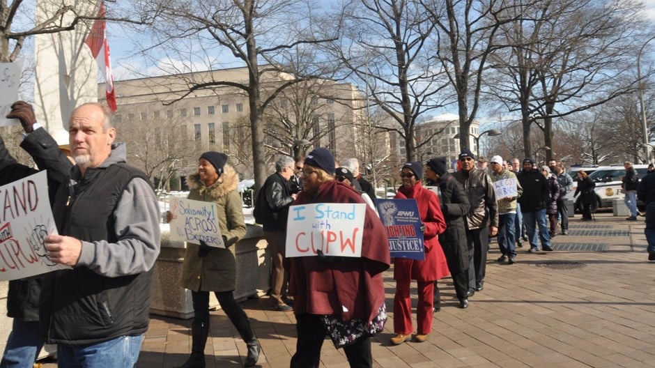 Image for article: Canadian Union of Postal <b>Workers Strike</b> for Contract - APWU
