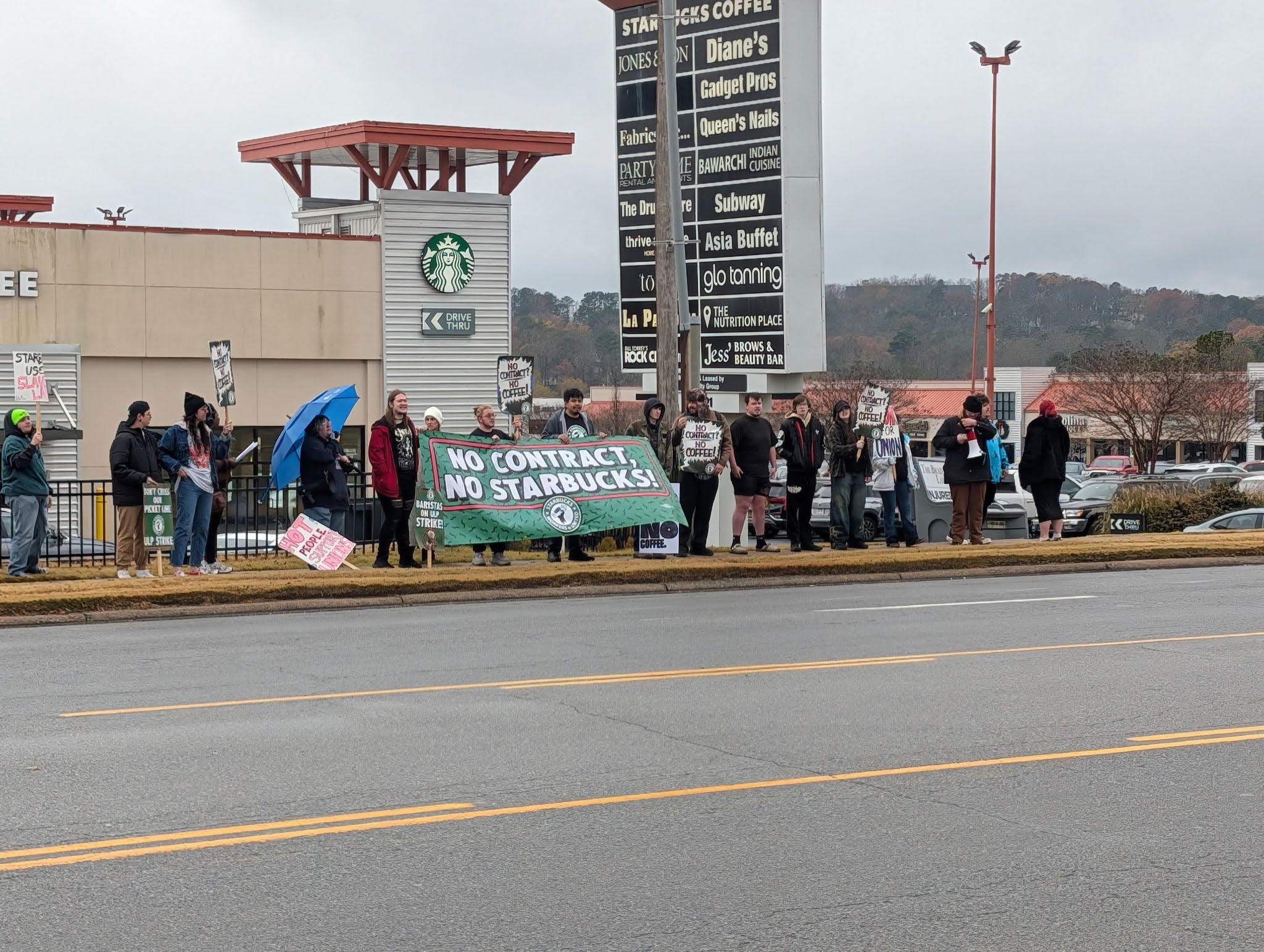 Image for article: Little Rock Starbucks <b>workers</b> join nationwide <b>strike</b> - Arkansas Times