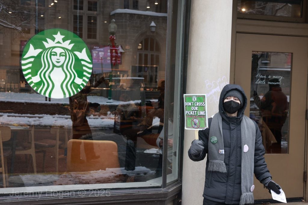 Image for article: Perspective: Starbucks <b>strike</b> continues this week, while some are out in the economic cold ...