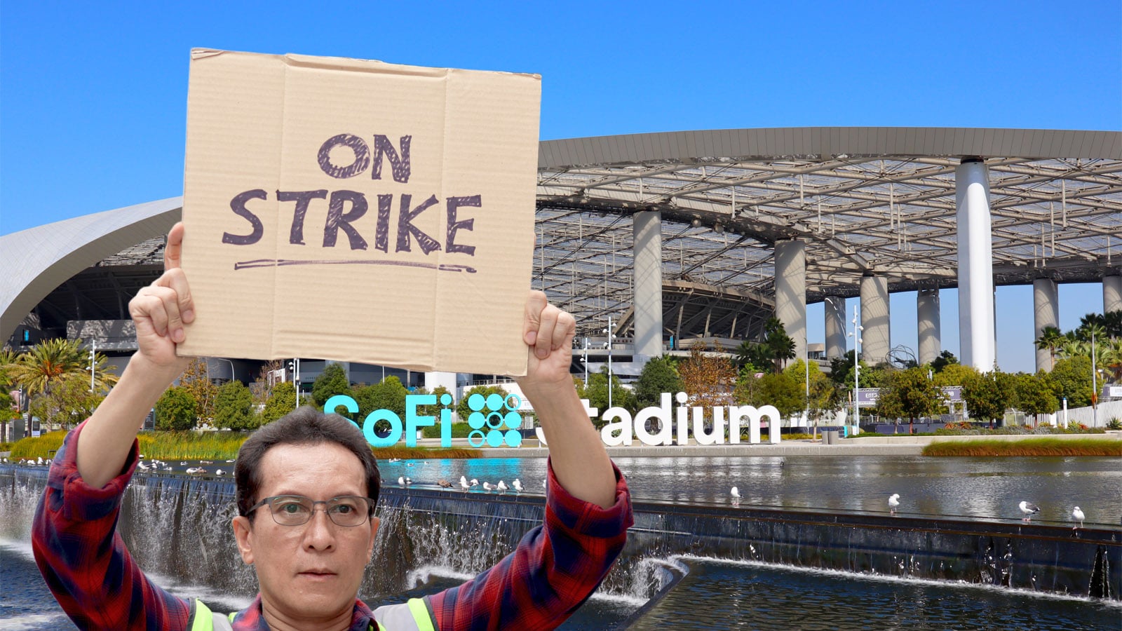Image for article: SoFi Stadium Workers Authorize Strike, Threatening To Disrupt World Cup Games At The Venue