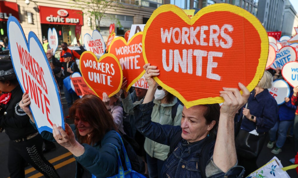 Image for article: A May Day Push to ‘Shut It Down’ Takes Shape Across the Country