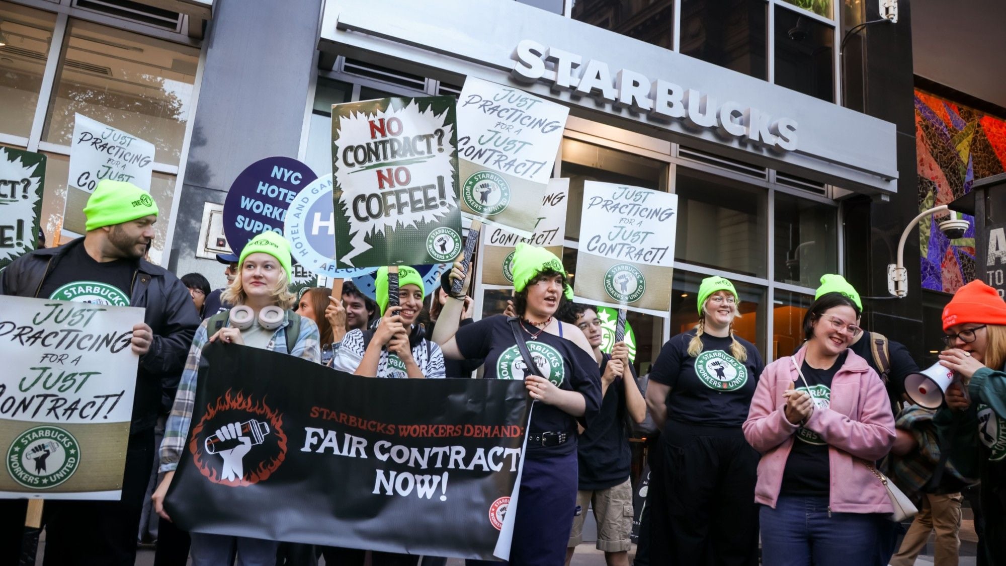 Image for article: Starbucks <b>workers</b> are planning their 'biggest <b>strike</b>' ever | The Week