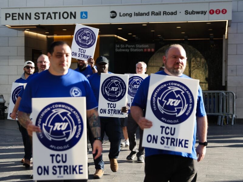 Image for article: North America’s largest commuter rail system shuts down as workers strike