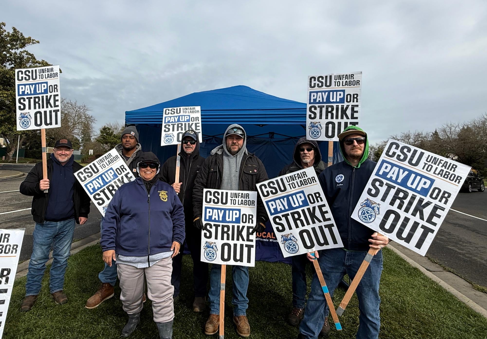 Image for article: Stan State <b>workers strike</b> after CSU pulls promised raises | Signal