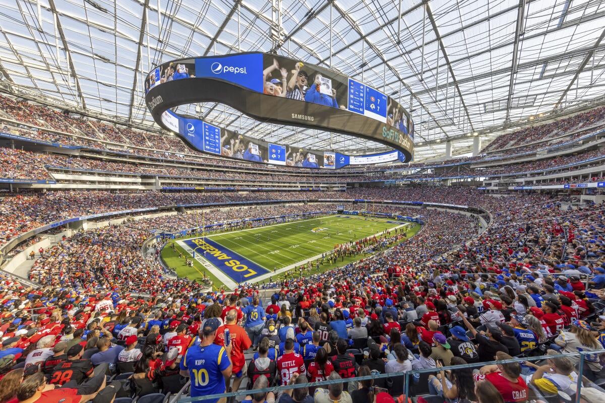Image for article: SoFi Stadium <b>Workers</b> Vote To Go On <b>Strike</b> Ahead Of 2026 Season - Daily Snark