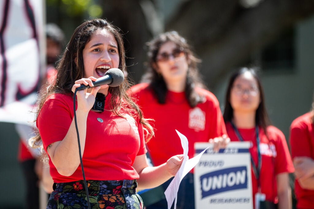 Image for article: From research to resistance, UC graduate students find purpose in union organizing - EdSource