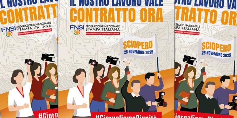 Image for article: EFJ President expresses solidarity with Italian journalists on strike