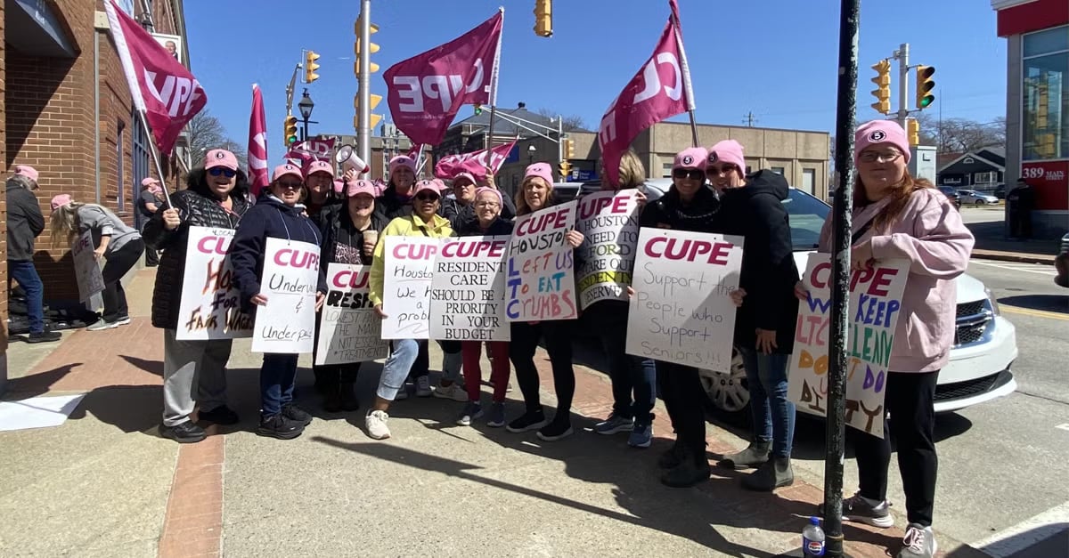 Image for article: Over 2,000 Nova Scotia long-term care workers are striking