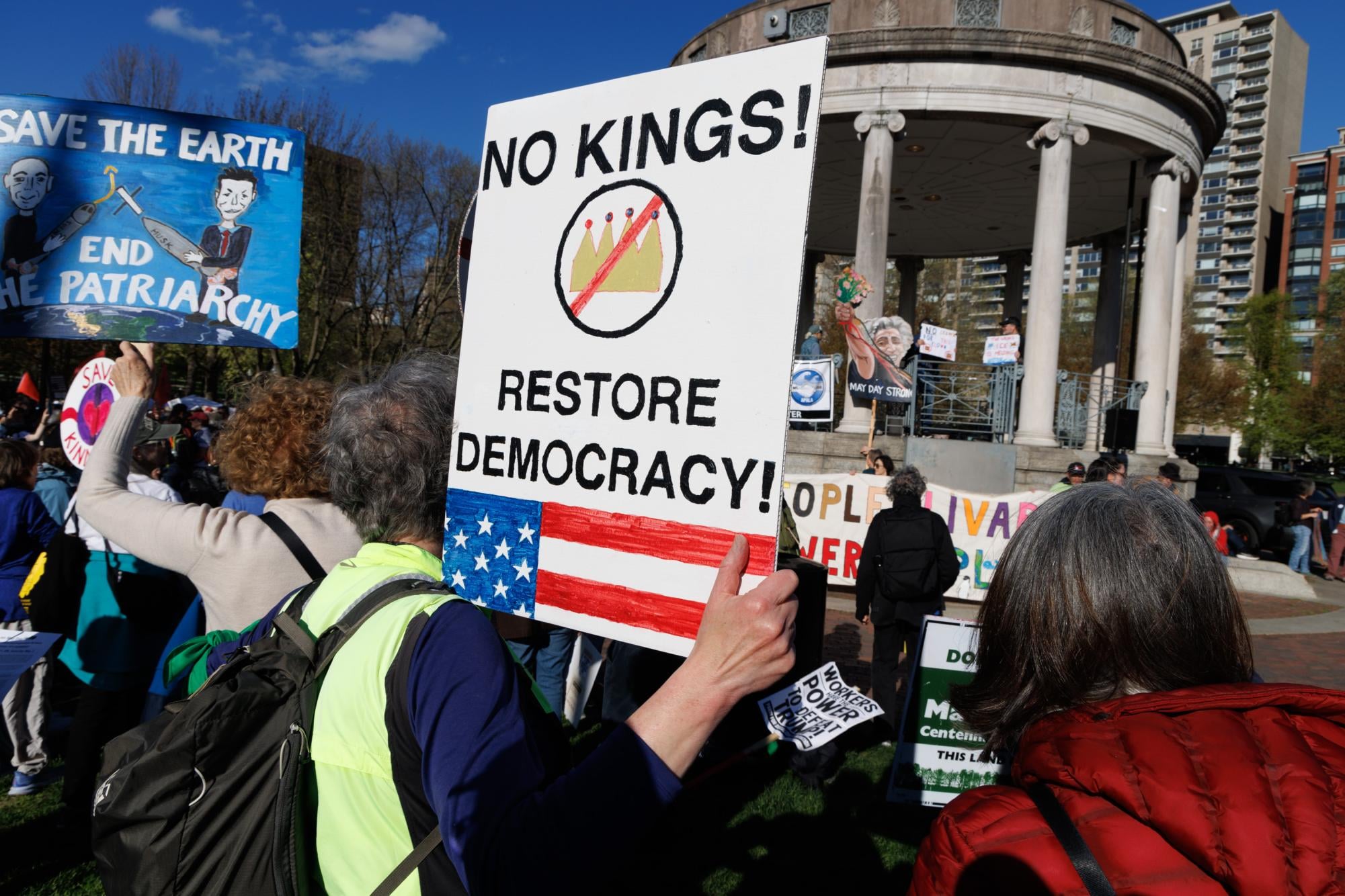 Image for article: 'We are the power': May Day rally draws hundreds to Boston Common - The Huntington News