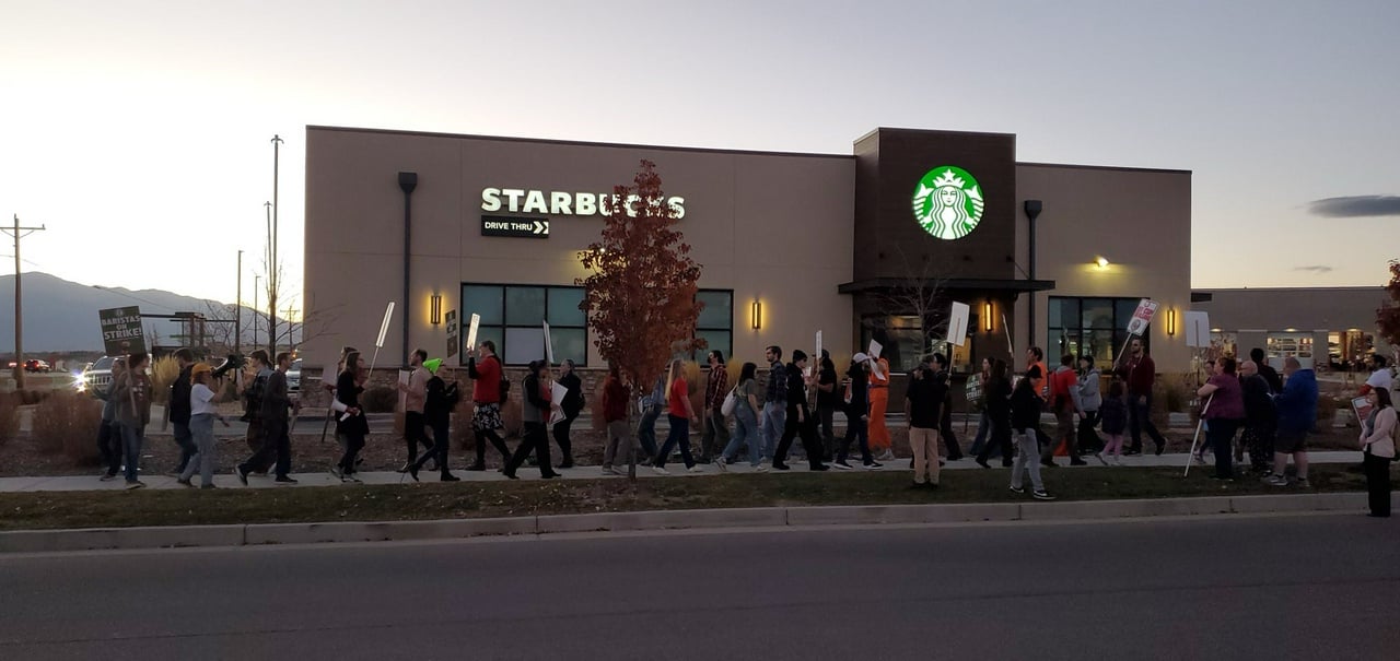 Image for article: Colorado Springs Starbucks <b>workers</b> join Red Cup Rebellion - Fight Back! News