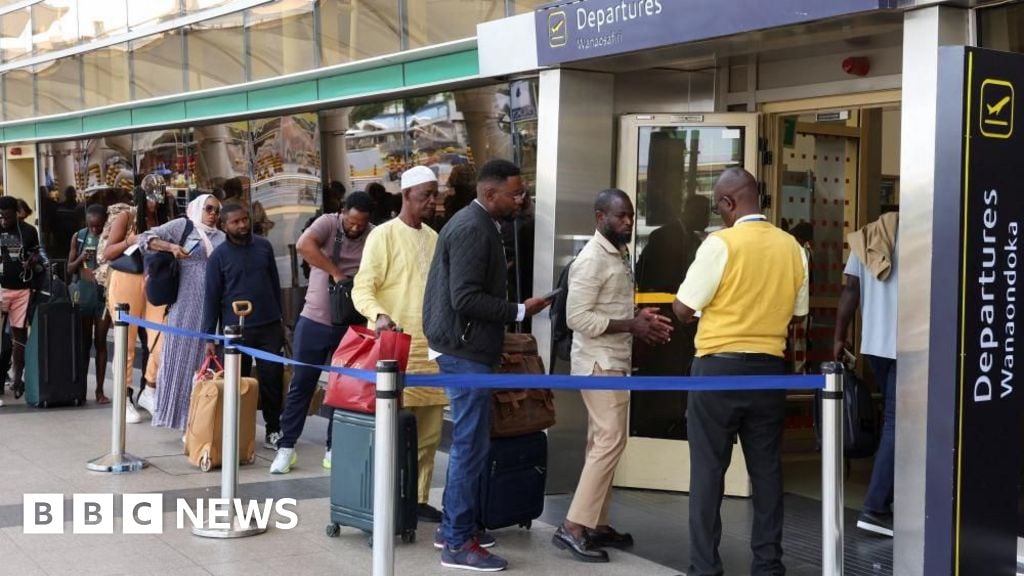 Image for article: JKIA <b>strike</b>: Kenya <b>labour</b> dispute delays flights at international hub airport - BBC