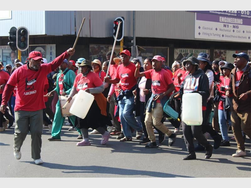 Image for article: MECSU <b>strike</b> enters 10th month as <b>workers</b> demand permanent jobs - The Citizen