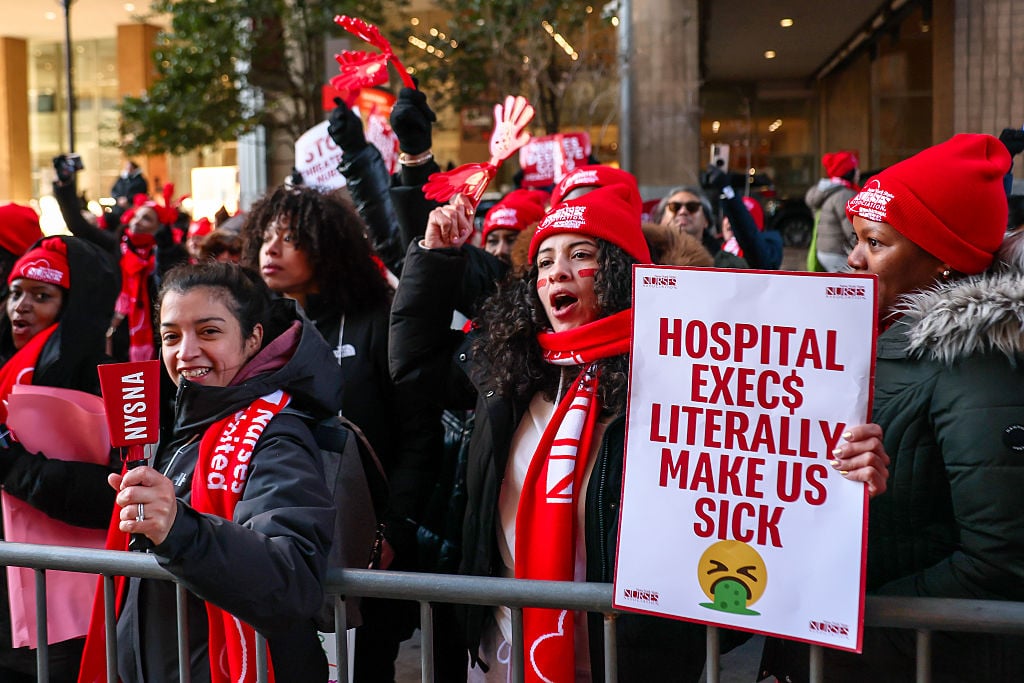 Image for article: Governor Kathy Hochul Is Undermining <b>Striking</b> New York Nurses - Jacobin