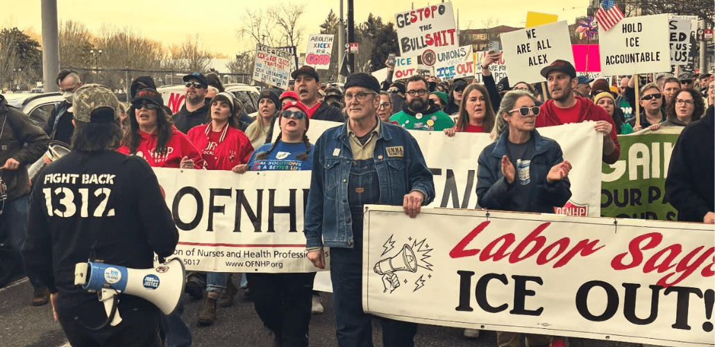 Image for article: More Unions Are Saying 'ICE Out' - Labor Notes |