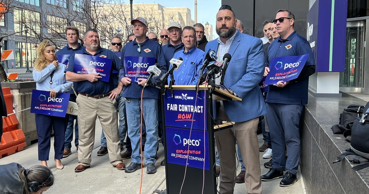 Image for article: PECO employees file unfair labor practice charges as contract expires