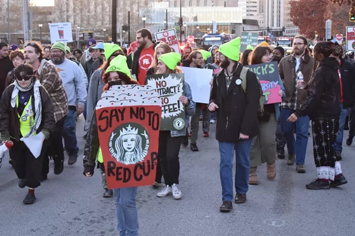 Image for article: Portland-Area Starbucks Baristas Remain on <b>Strike</b> Over Labor Contract, Wage Disputes