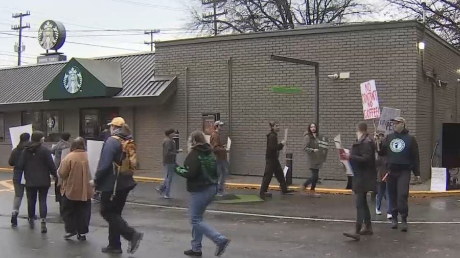 Image for article: Seattle mayor-elect Katie Wilson to join Starbucks <b>workers</b> rallying as part of <b>strike</b>