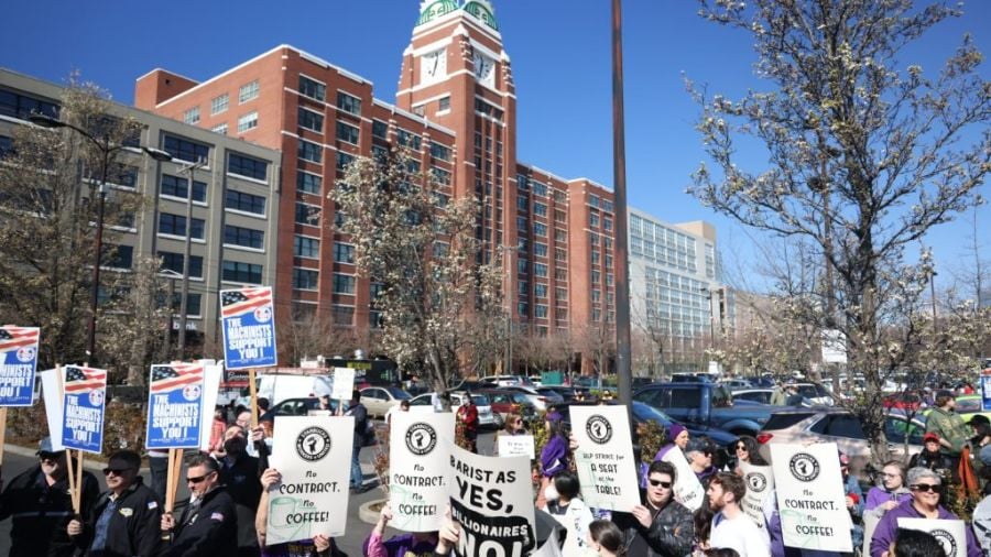 Image for article: Two more Starbucks pickets planned in Seattle as 'Red Cup Rebellion' continues
