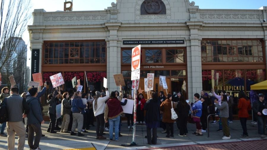 Image for article: Starbucks union holding picket Saturday in Seattle as 'Red Cup Rebellion' continues