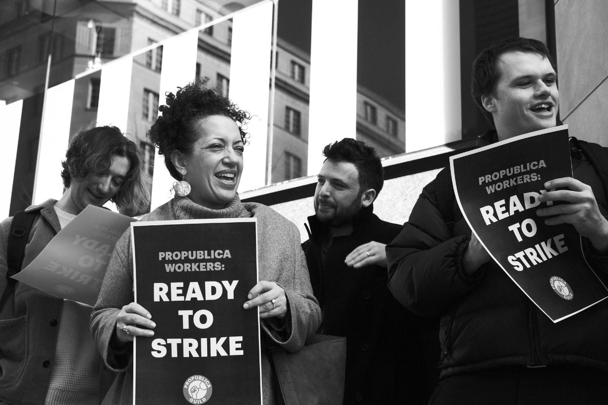 Image for article: Unionized staff at ProPublica vote to strike | The NewsGuild - TNG-CWA
