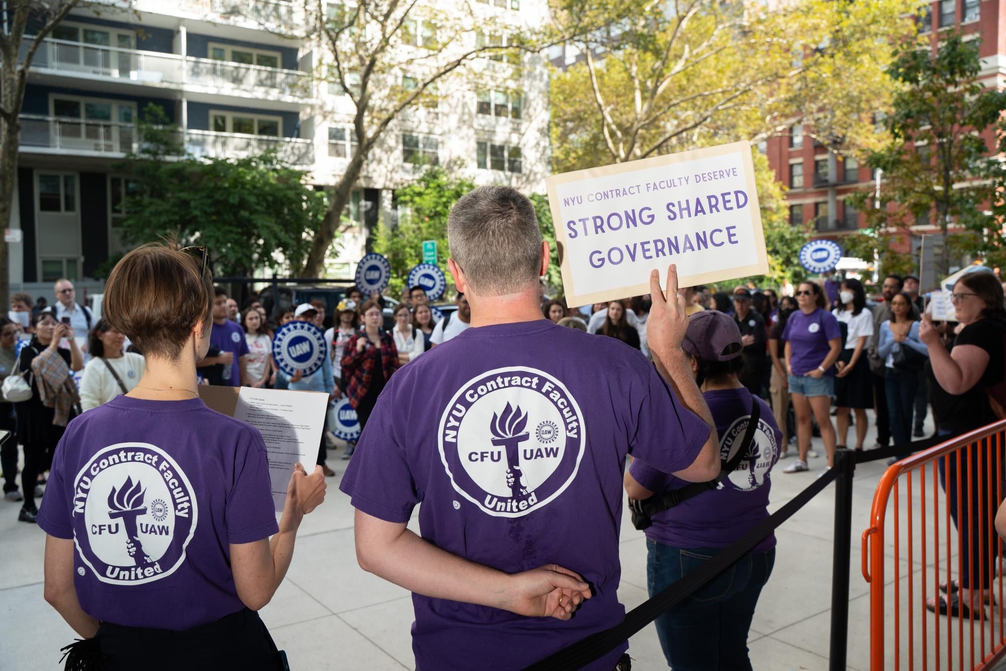 Image for article: Contract faculty union to vote on strike