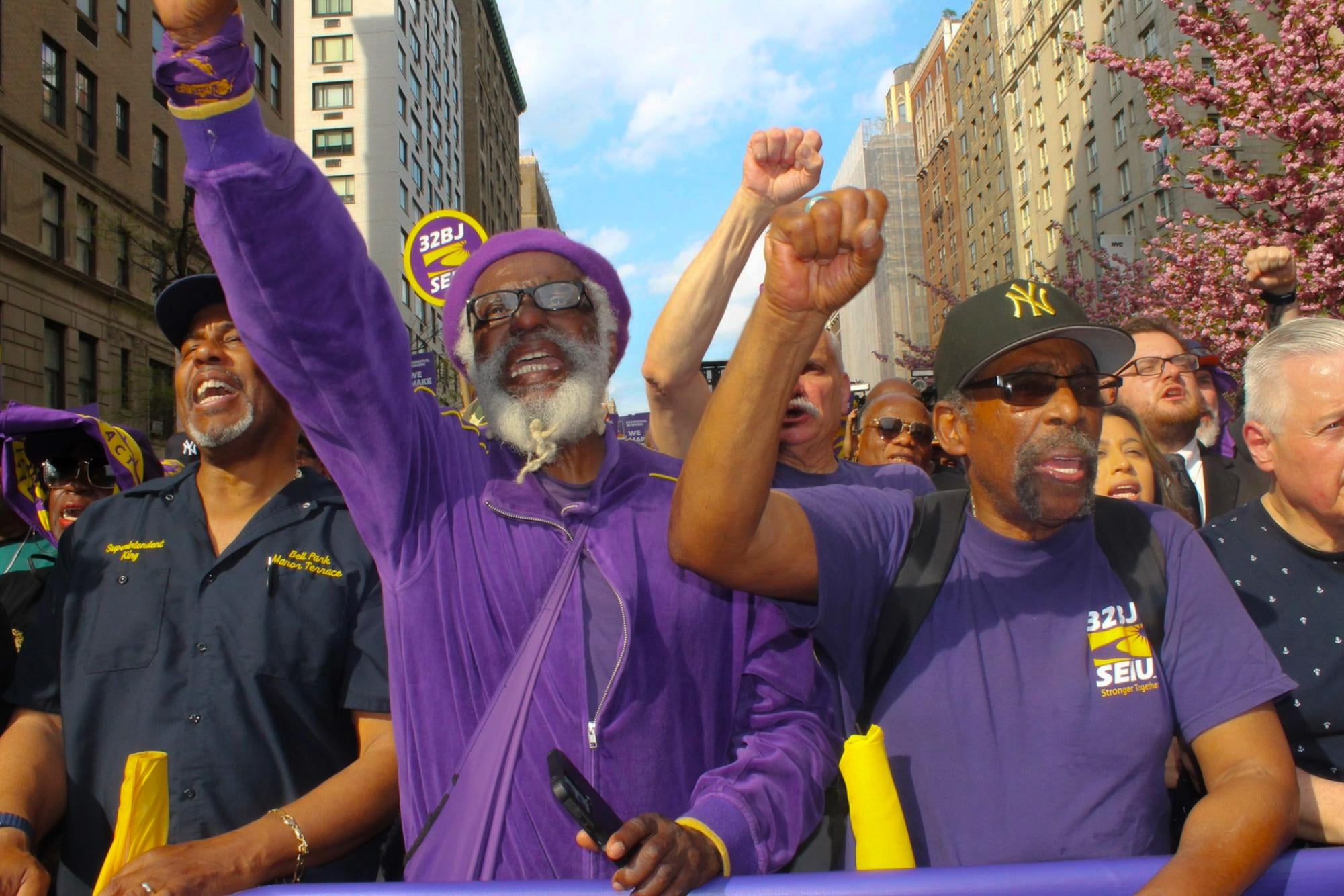 Image for article: Maintenance workers at NYU prepare for potential strike