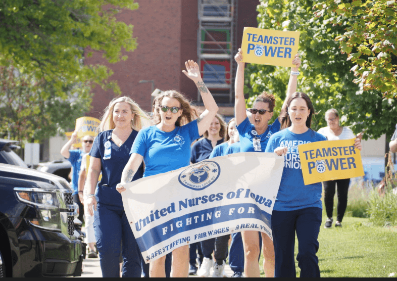 Image for article: 2000 Iowa Nurses to Unionize - GOP Wins by Only 8% in Trump +22 District