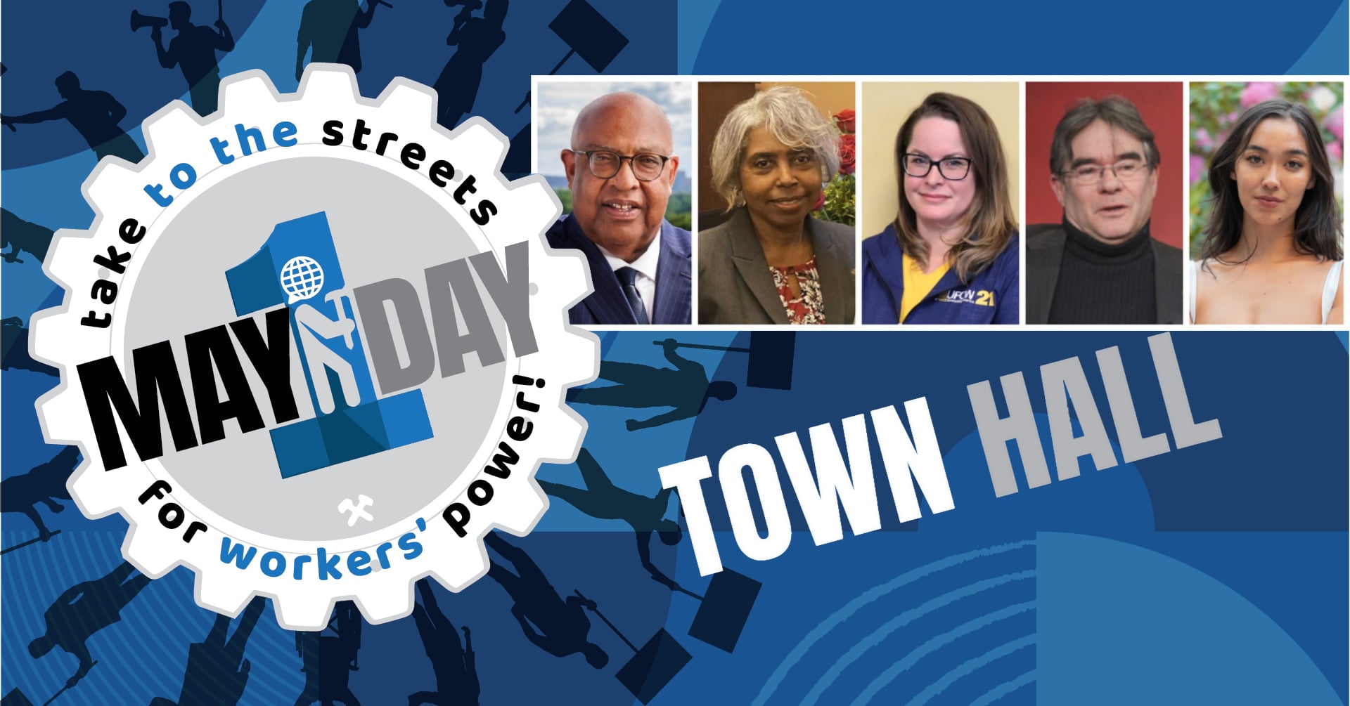 Image for article: Labor leaders at People’s World town hall: May Day’s our day