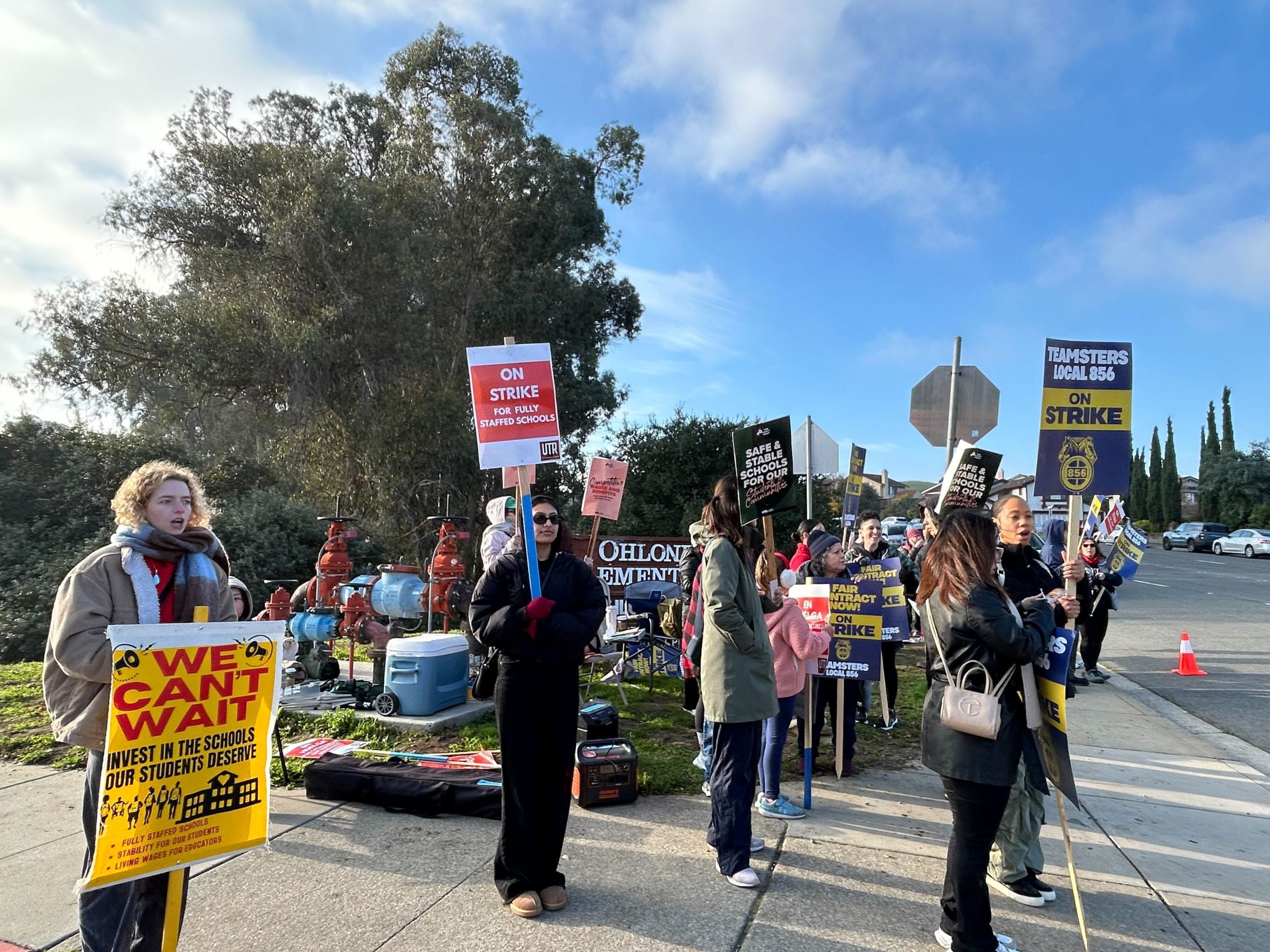 Image for article: Live updates: WCCUSD teachers, Teamsters go on <b>strike</b> today - Richmondside