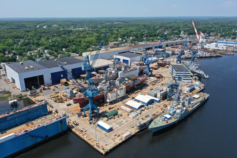 Image for article: Draftsmen on <b>strike</b> at Bath Iron Works - WorkBoat
