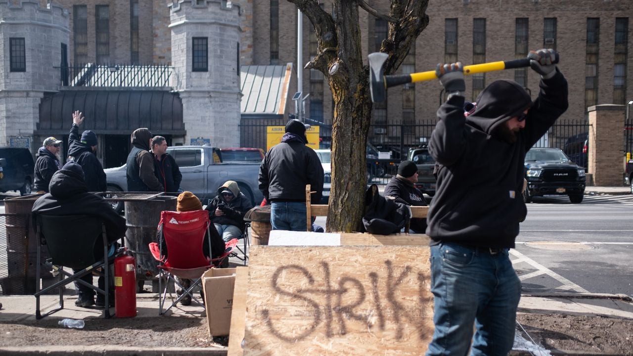 Image for article: One year after strike, N.Y. correction officers say it's still not safe in prisons