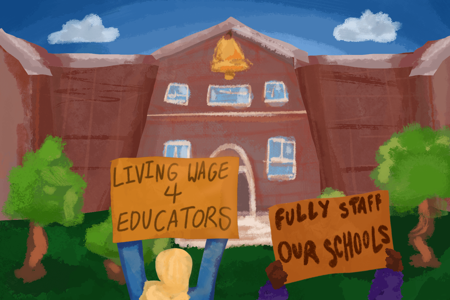 Image for article: WCCUSD <b>strike</b> ends after historic walkout - Scot Scoop News