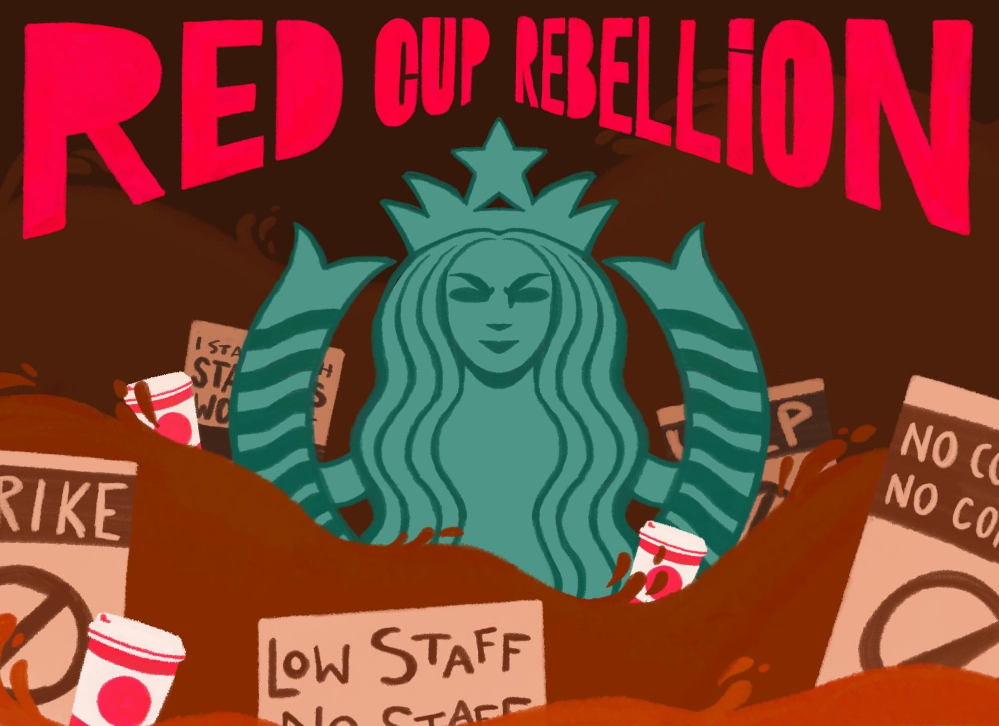 Image for article: Red Cup Rebellion: Starbucks <b>Workers</b> on <b>Strike</b> - The Spectator