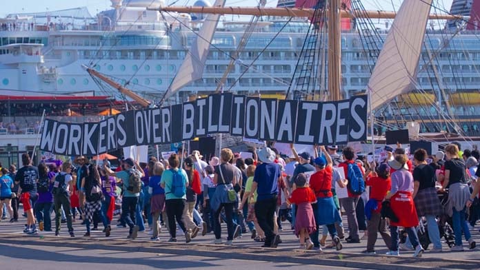 Image for article: US <b>workers strike</b> back at Trump on May Day - Solidarity