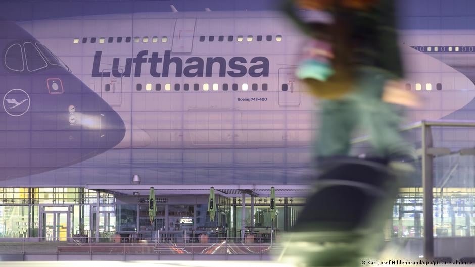 Image for article: Germany news: Lufthansa air crew strike after pilot walkout