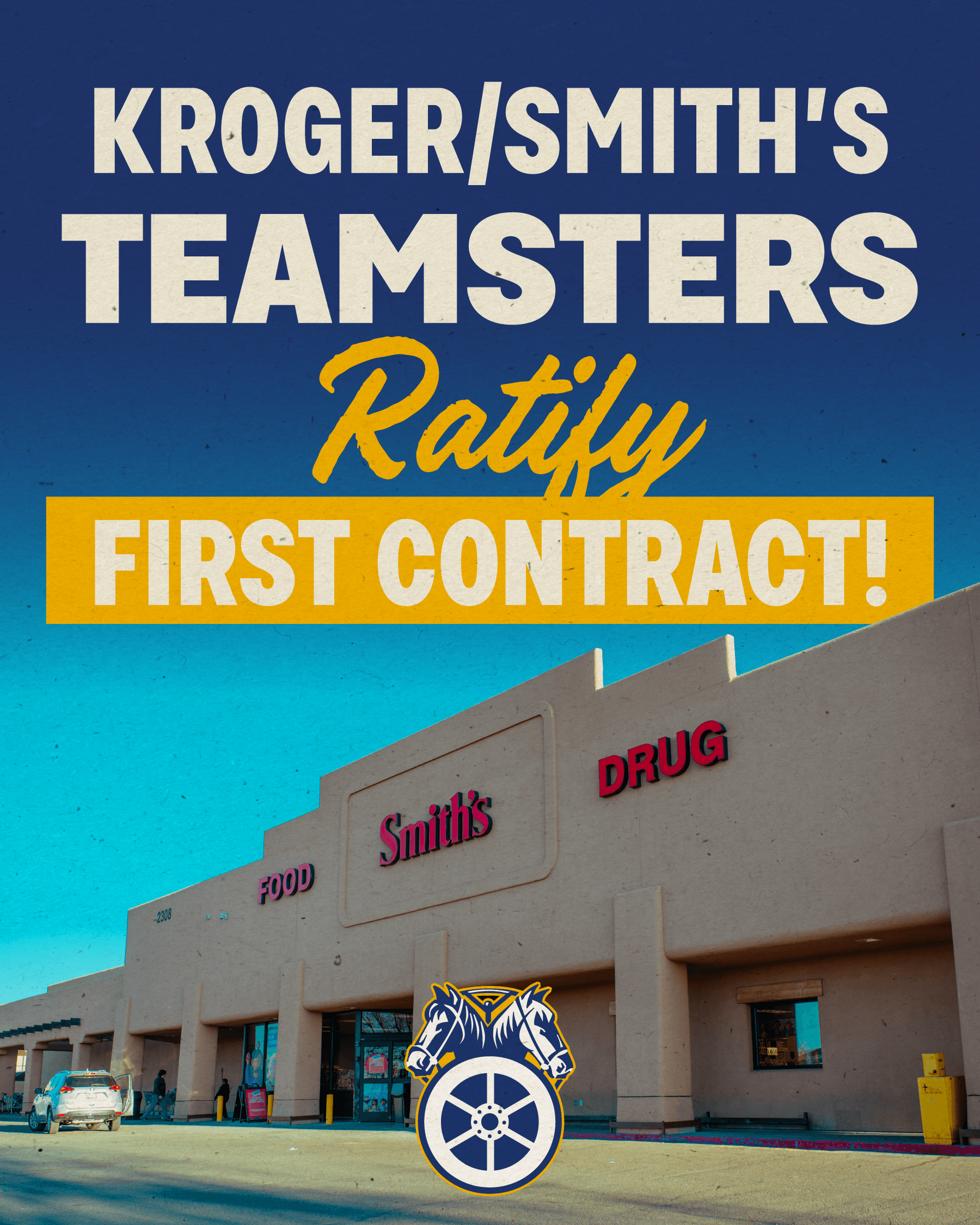 Image for article: Kroger Teamsters Ratify First Contract, Avert <b>Strike</b>