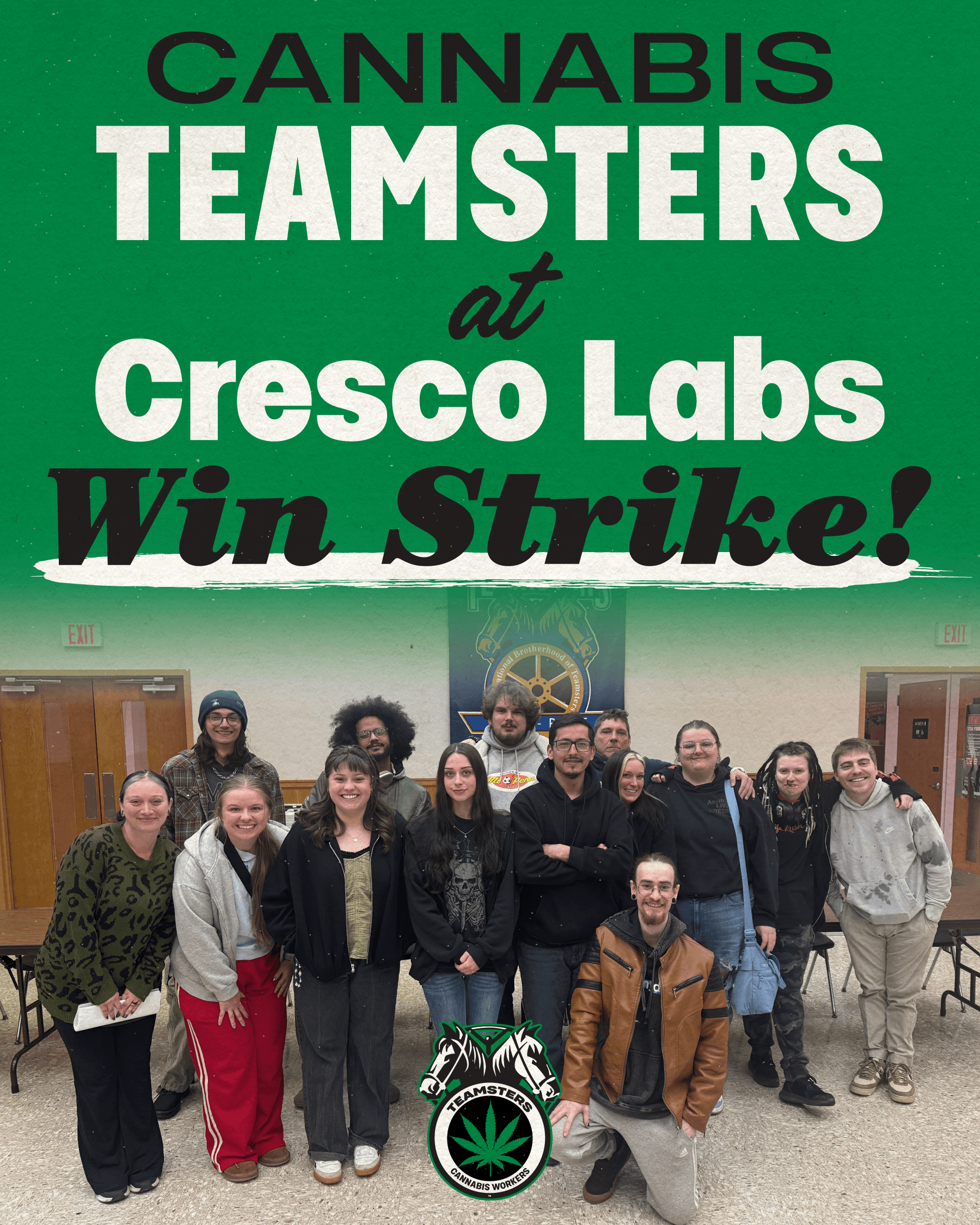 Image for article: Cannabis Teamsters Win Strike at Cresco Labs