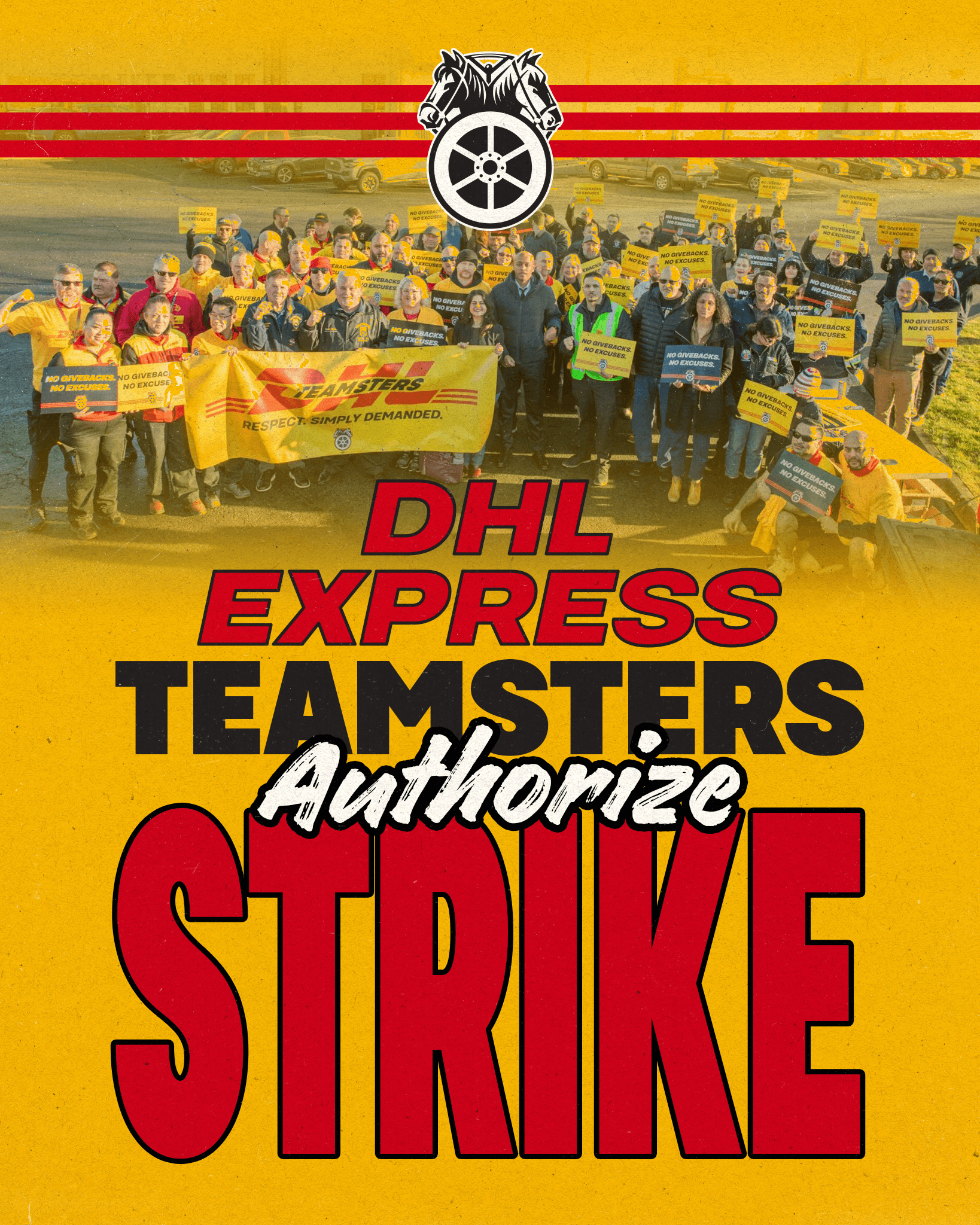 Image for article: DHL Express Teamsters Authorize <b>Strike</b>