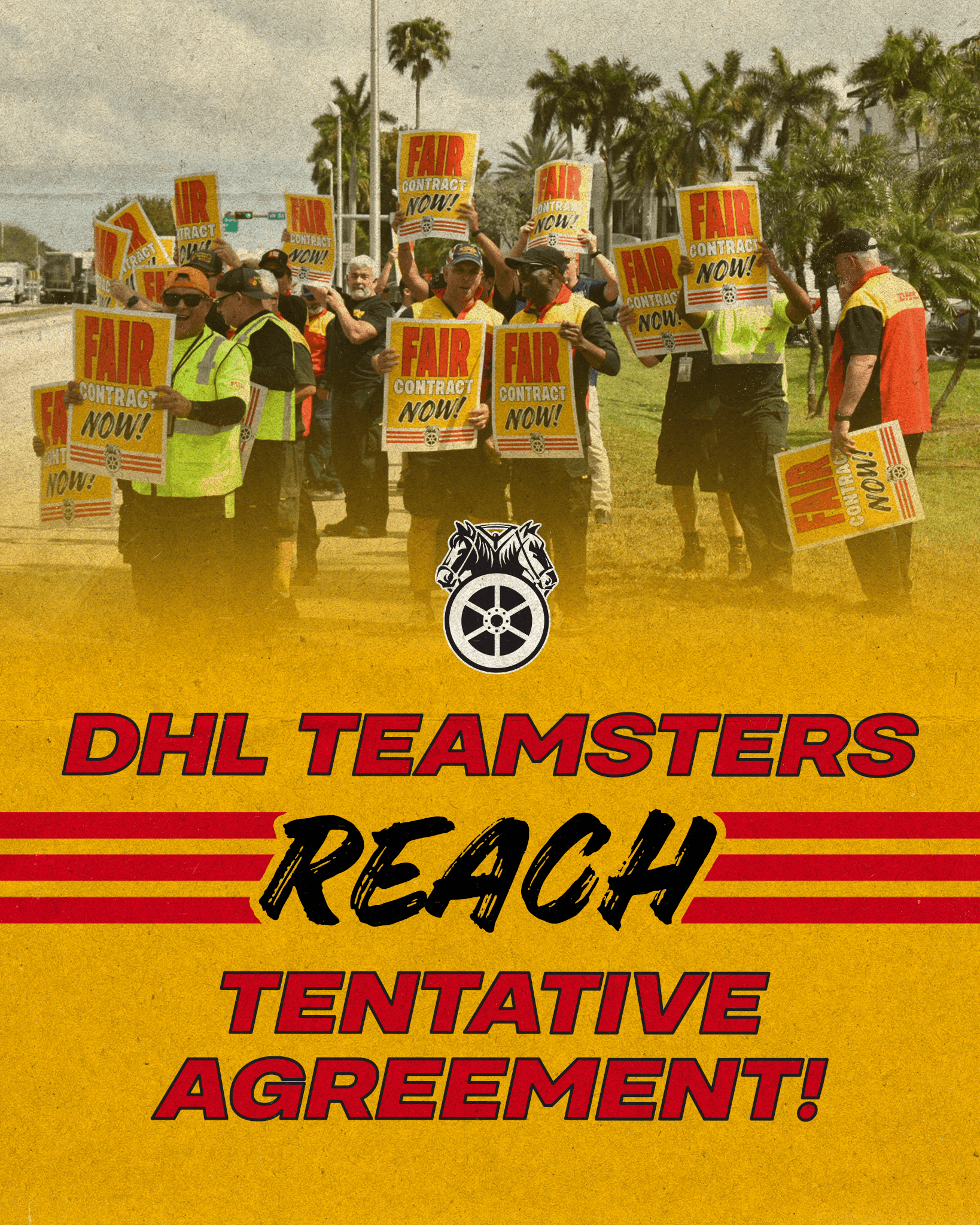 Image for article: DHL Teamsters Reach Tentative Agreement on Strong New Contract