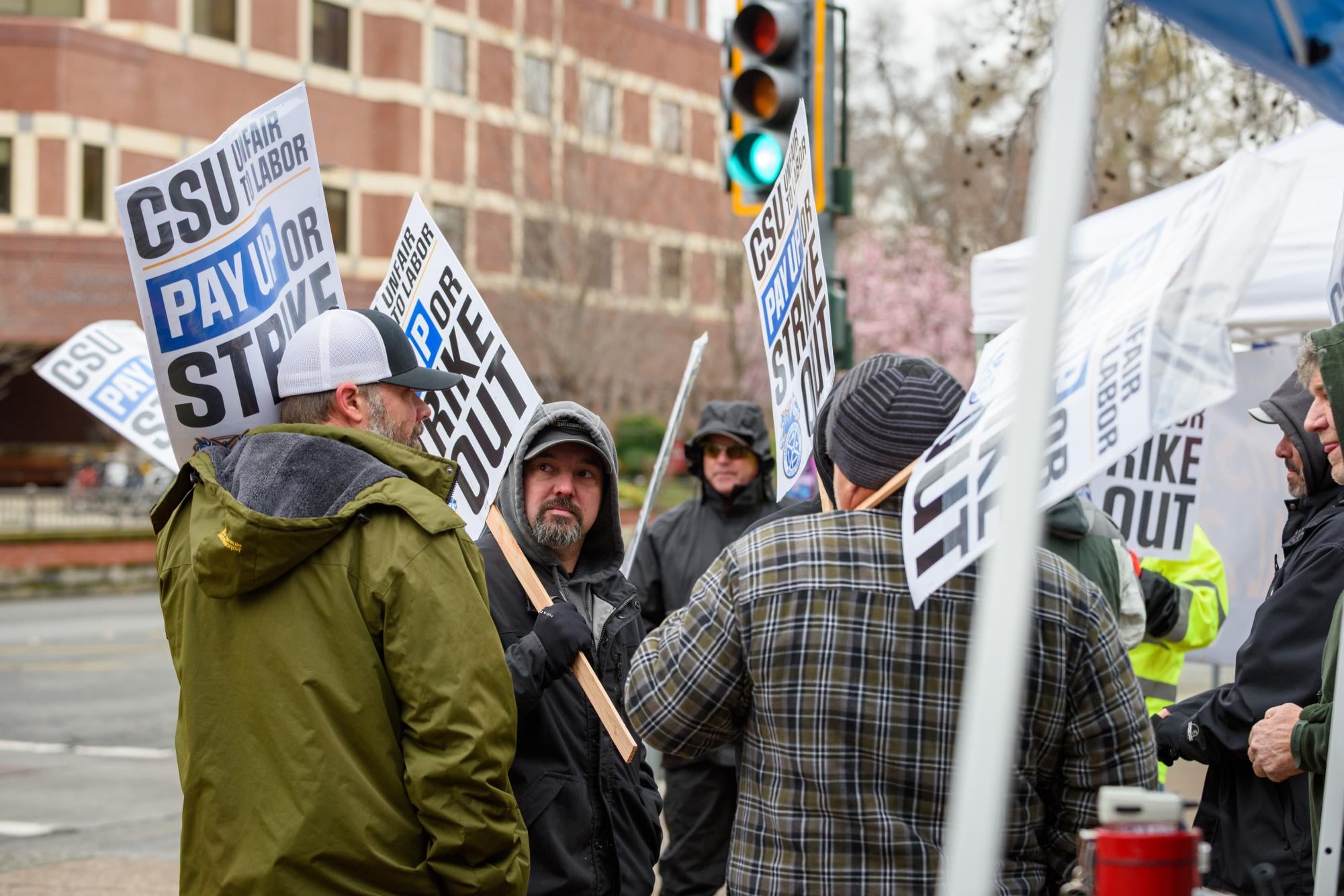 Image for article: Skilled trade <b>workers strike</b> for contractual step raises - The Orion