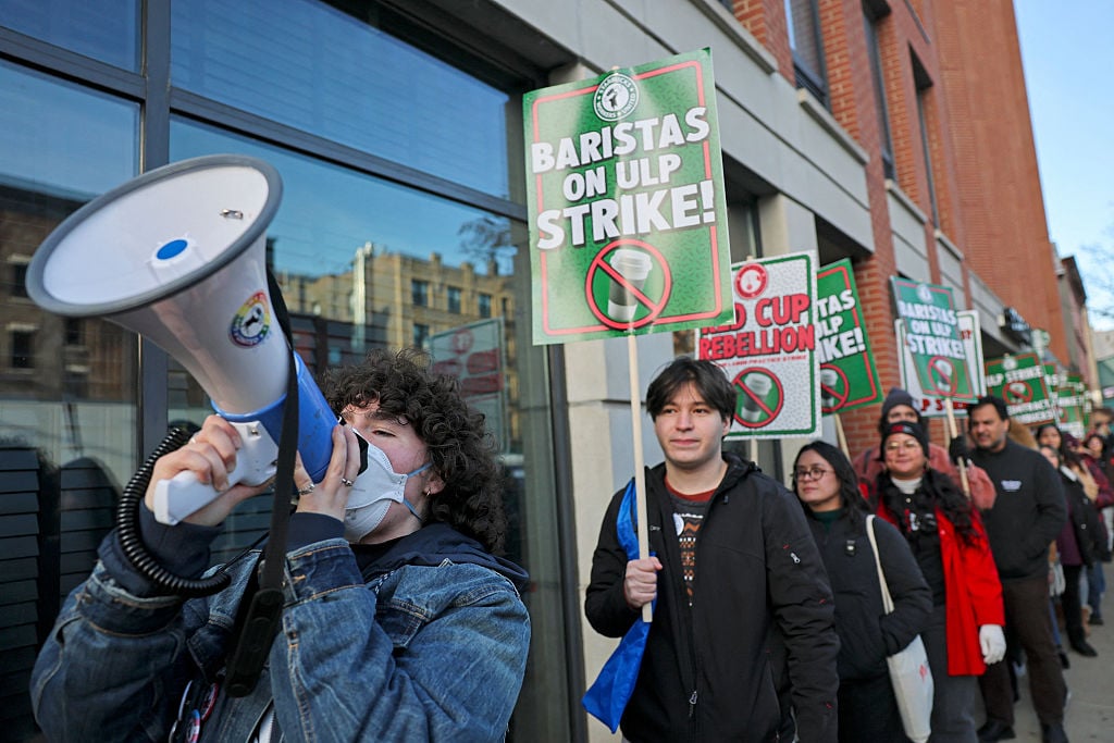 Image for article: Why Walmart Wants to See the Starbucks Barista Strike Fail