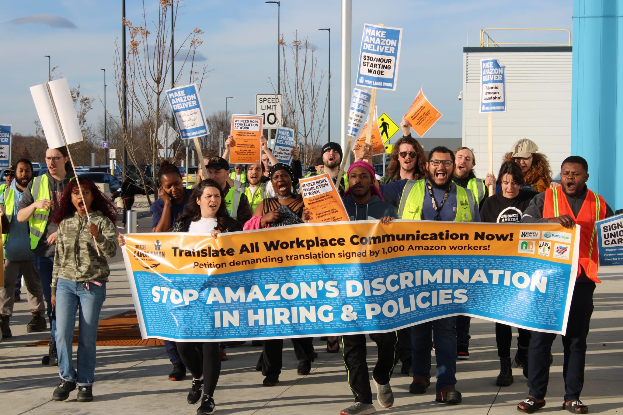Image for article: Amazon Is Using AI to Disempower <b>Workers</b>. The US Labor Movement Must Fight Back.