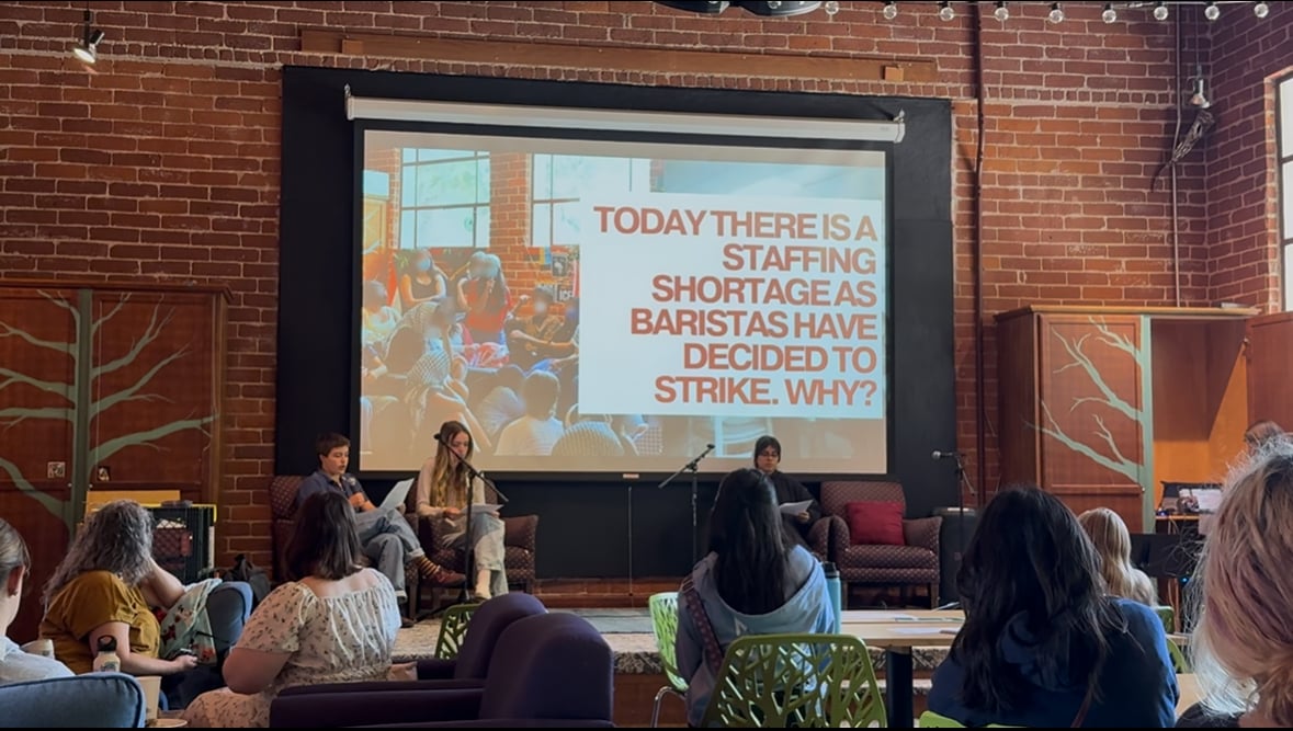 Image for article: Motley and Scripps Store close on admitted students day amid staff strike