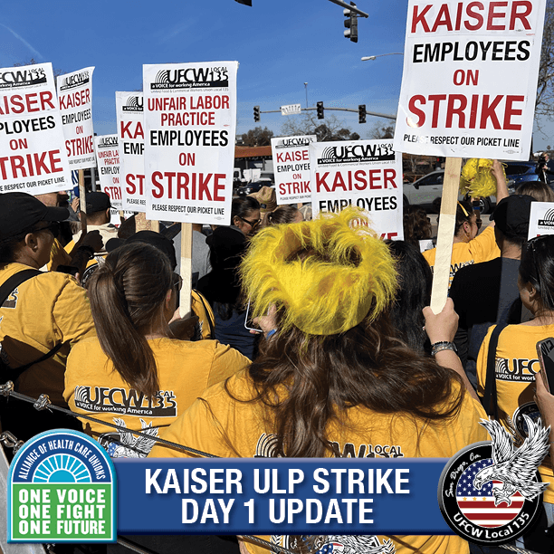 Image for article: KP ULP <b>Strike</b> Day 1 Update - UFCW Local 135