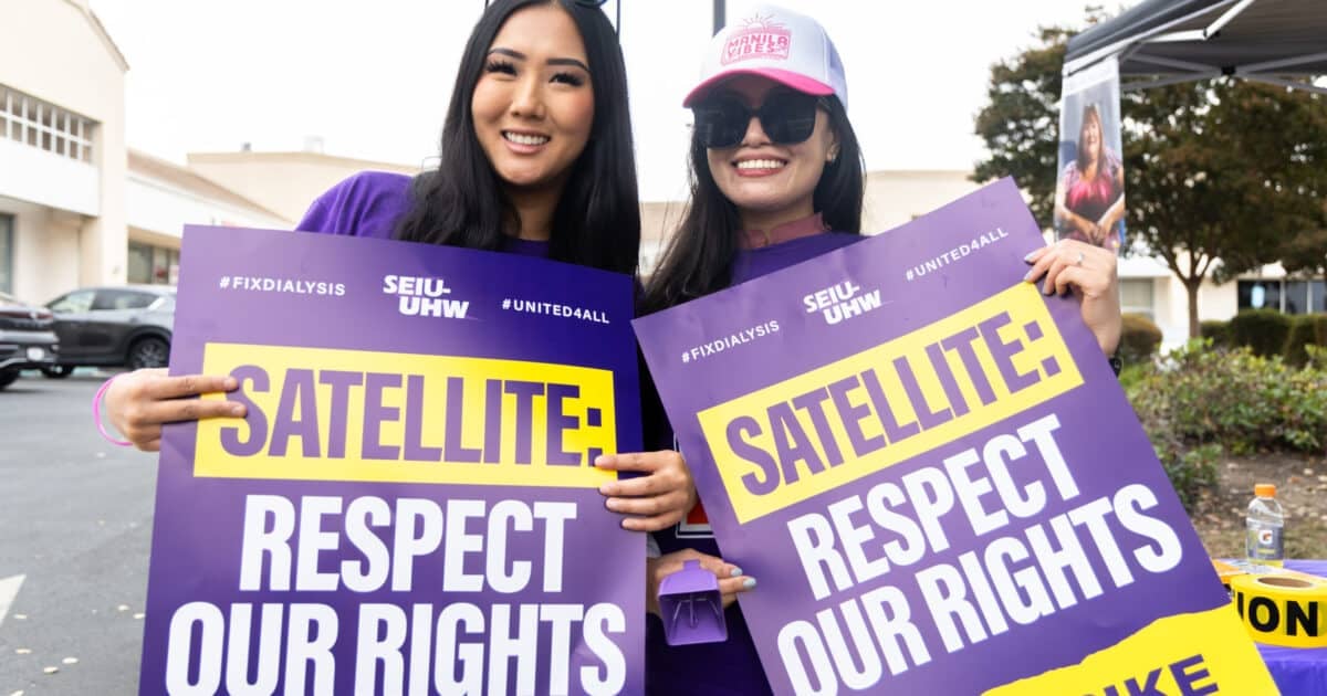 Image for article: California dialysis caregivers authorize <b>strike</b> over unfair <b>labour</b> practices - UNI Global Union