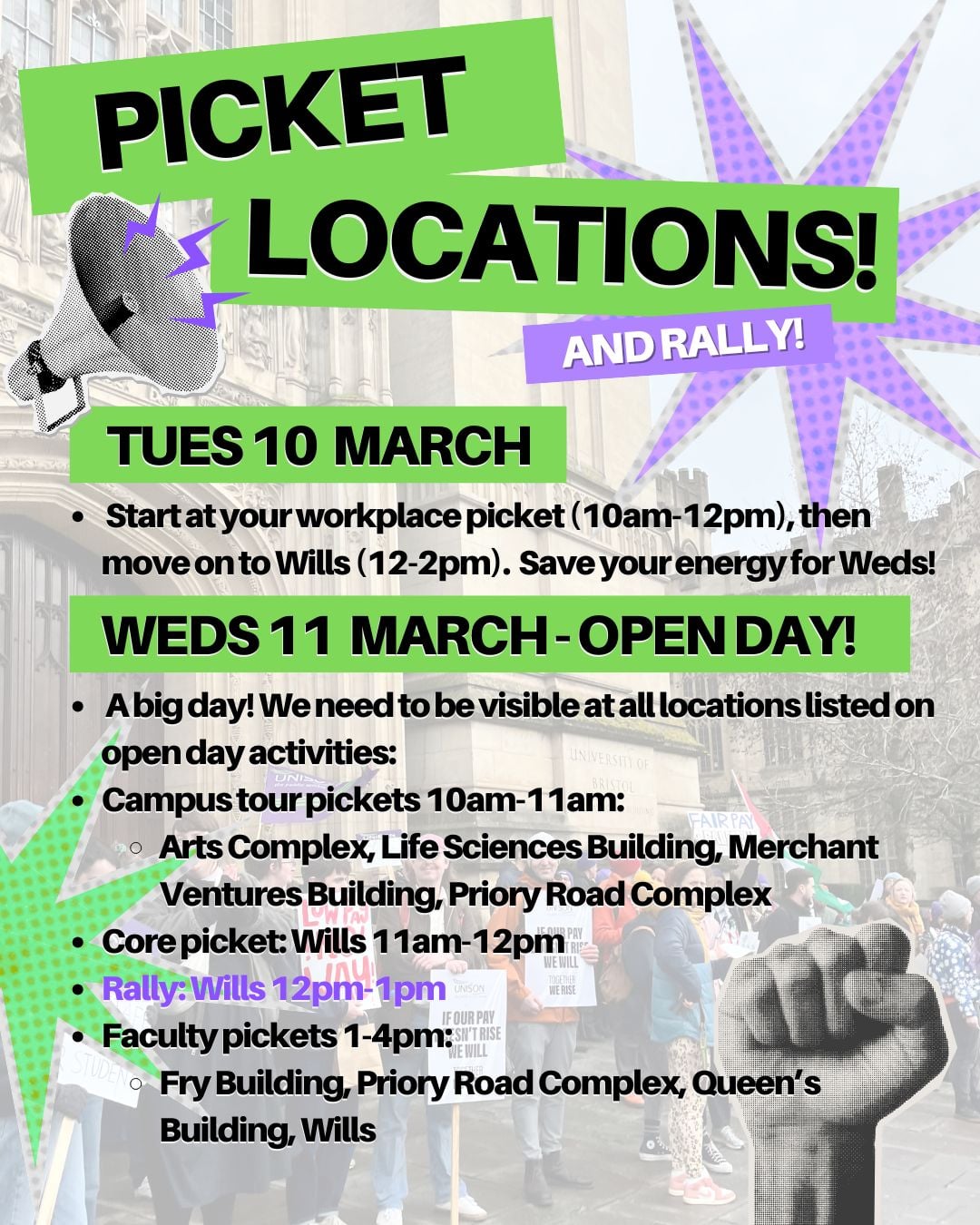 Image for article: Unison Bristol University <b>strike</b> and rally - Counterfire