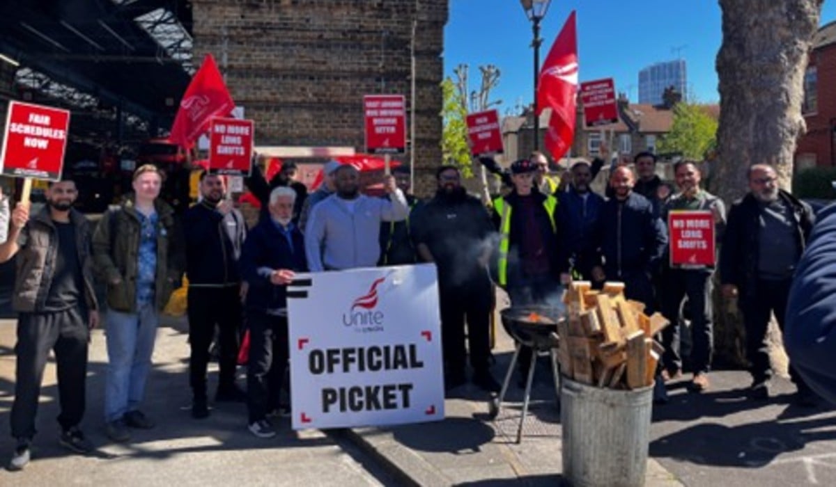 Image for article: 'We are not cyborgs': Bow bus drivers <b>strike</b> for better conditions | Counterfire