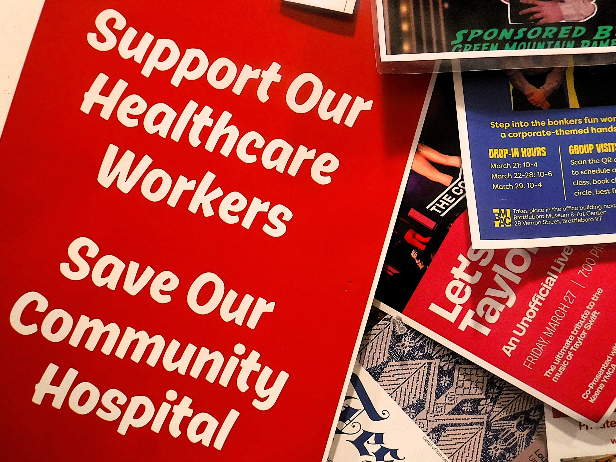 Image for article: Brattleboro hospital nurses vote to strike, but delay a date in hopes of spurring talks